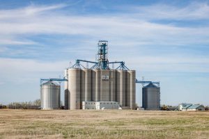 Cargill grain elevator in Carseland, AB. May 2017.