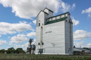 The Plum Coulee, Manitoba grain elevator. September 2010.