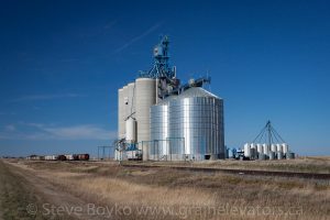 Burdett grain elevator, October 2015