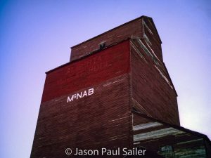 McNab, AB grain elevator, Jan 2008. Contributed by Jason Paul Sailer.