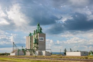 Cargill grain elevator in Dauphin, MB, Jun 2015. Contributed by Steve Boyko.