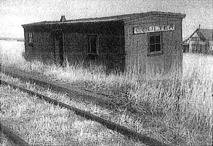 Coulter, MB train station. Date unknown.